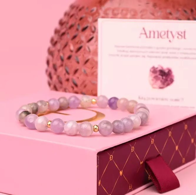 bransoletka z ametystem