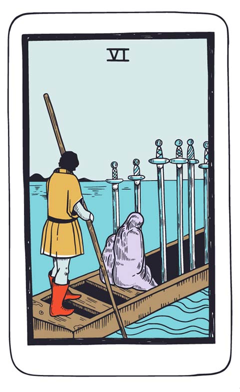 Skorpion: Karta 6 Mieczy oznacza dystans, odejście od chaosu i wybór spokojniejszego kierunku w tygodniu 20 - 26 kwietnia 2026