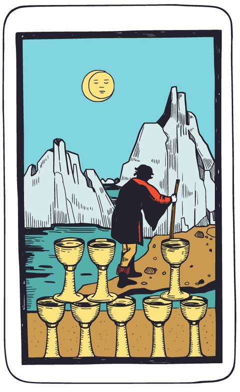 Bliźnięta: Karta 8 Kielichów oznacza wycofanie, zniechęcenie i odchodzenie bez domknięcia spraw w kwietniu 2026
