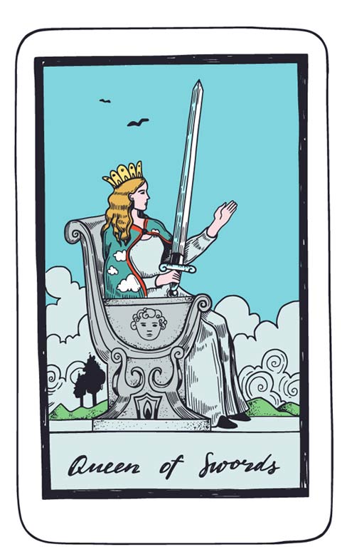 Baran: Karta Królowa Mieczy oznacza szczerość, jasność i konkret w rozmowach oraz decyzjach w tygodniu 20 - 26 kwietnia 2026