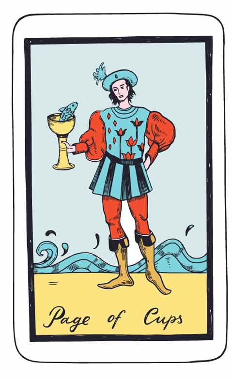 Waga: Karta Paź Kielichów oznacza emocjonalną świeżość, ciepły gest i otwarcie serca w tygodniu 20 - 26 kwietnia 2026